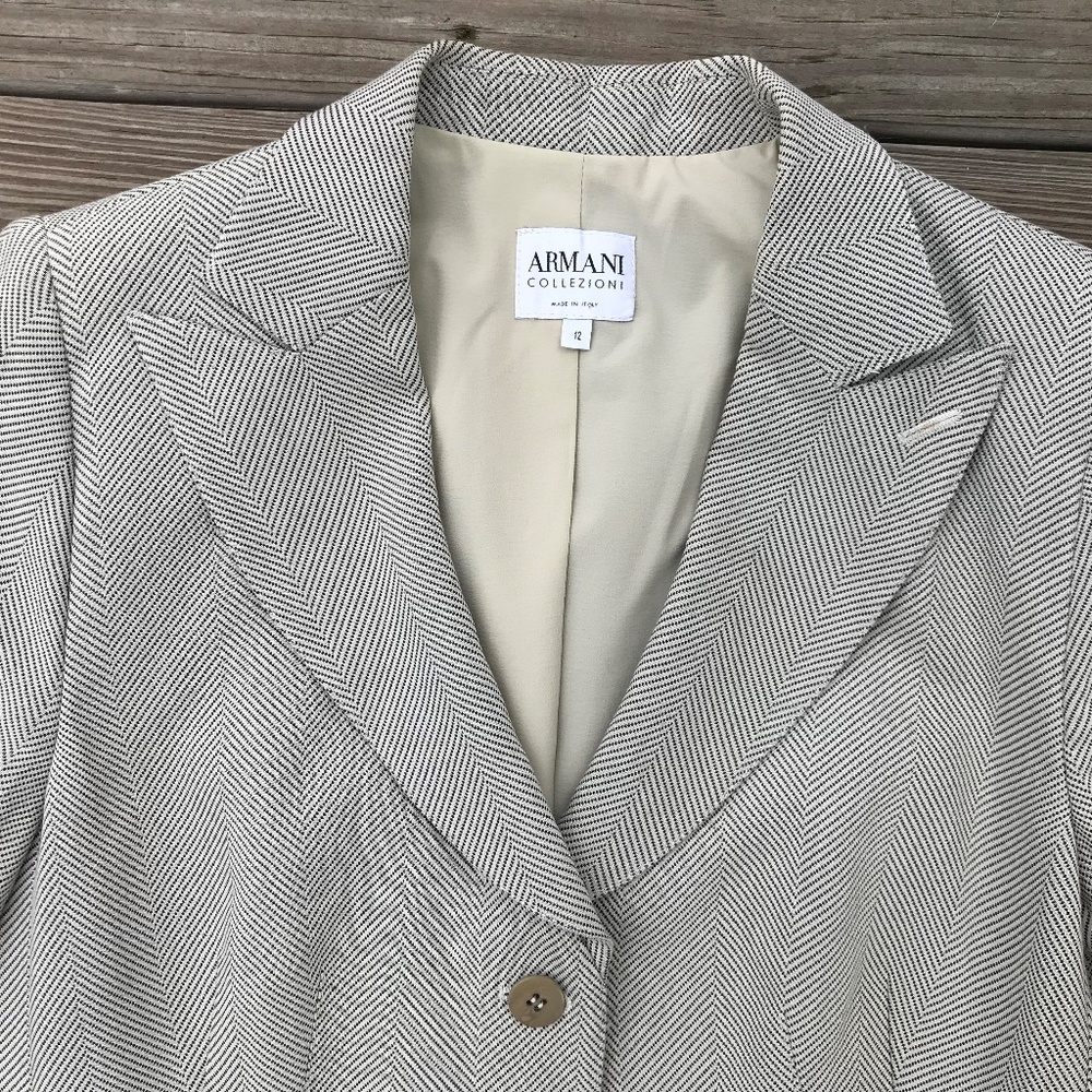Armani Collection Women Blazer AntineaSRL 3 Button - Picture 2 of 8
